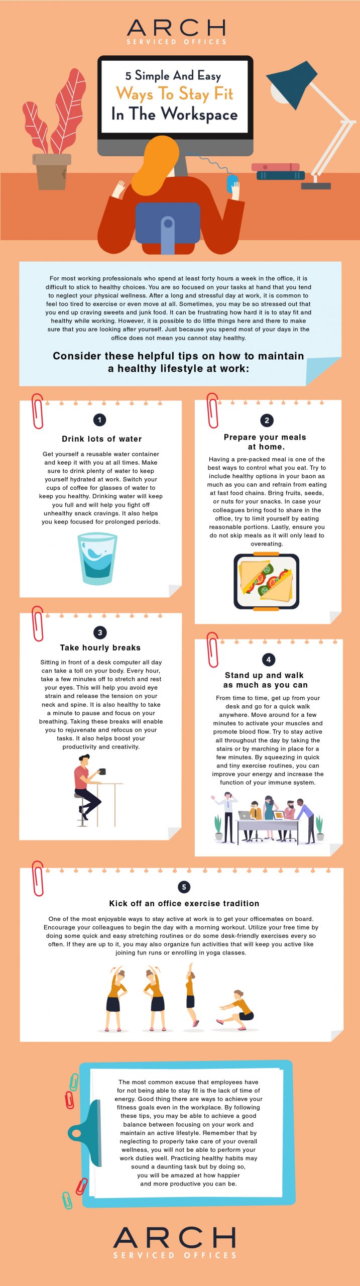 How to stay fit in the workplace