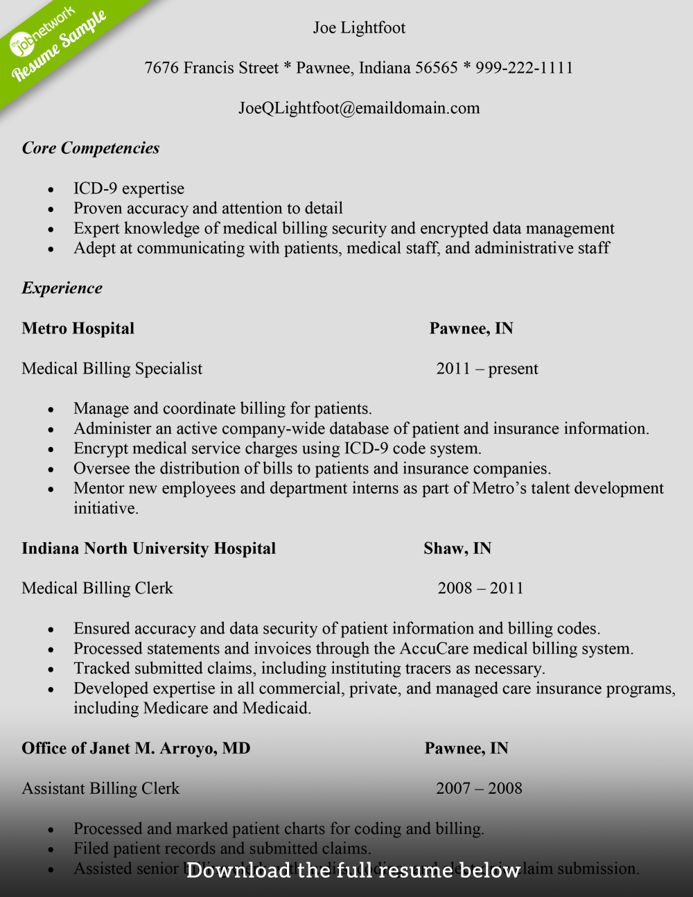Medical-Billing-Mid-Level-Resume
