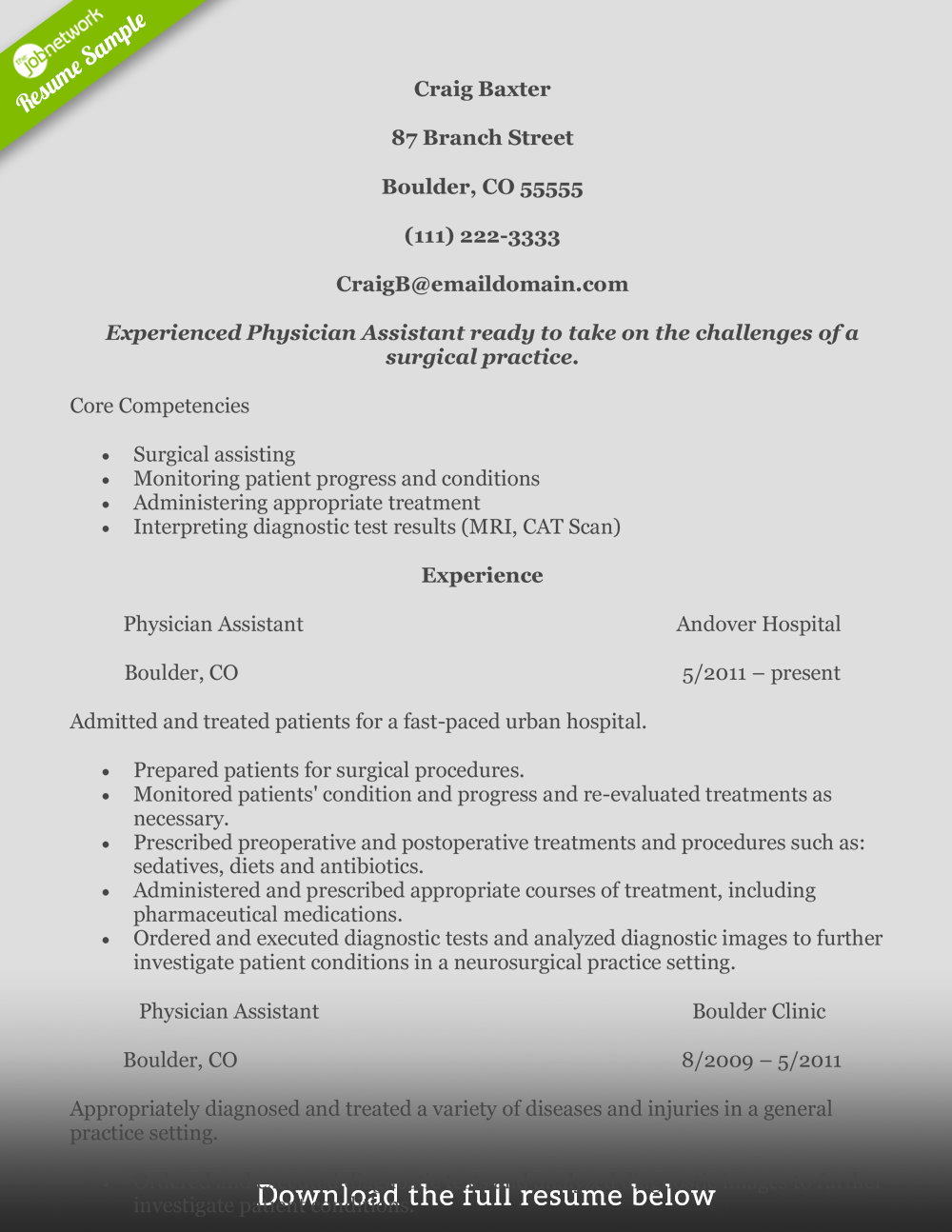 physician-assistant-resume-surgical