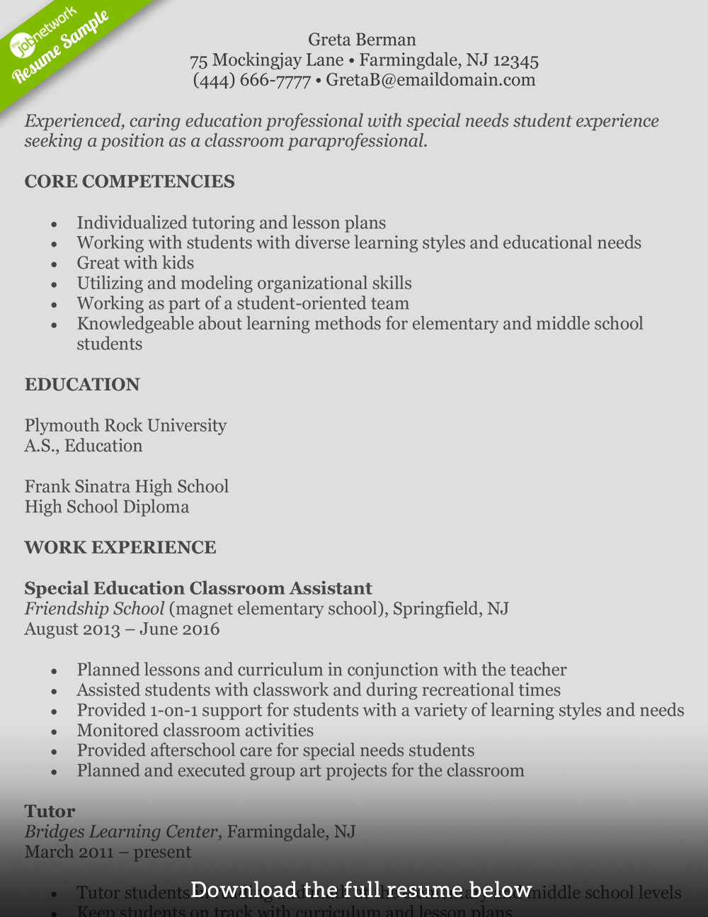 teaching-resume--greta