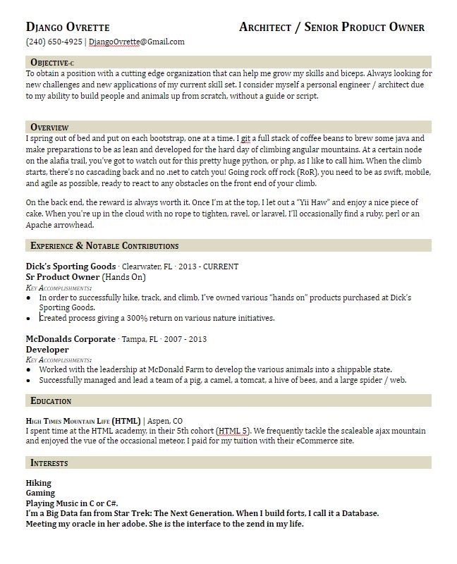django-resume