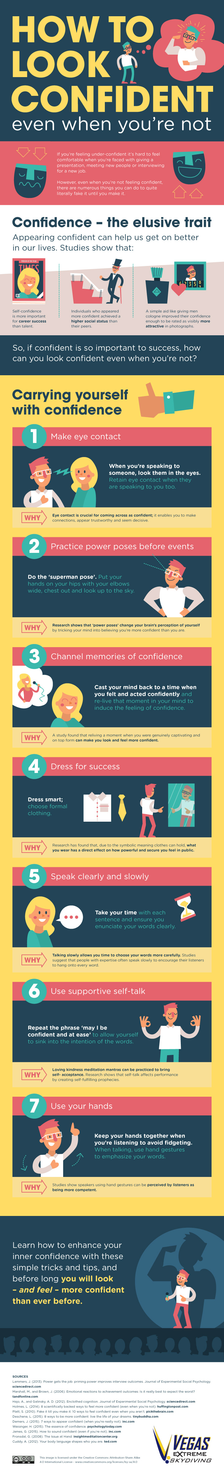appear more confident