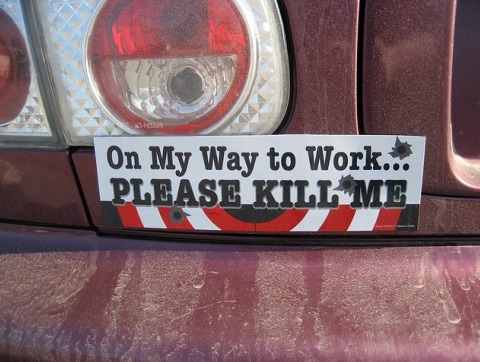 on-my-way-to-work-bumper-sticker