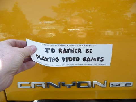 rather-be-playing-video-games-bumper-sticker