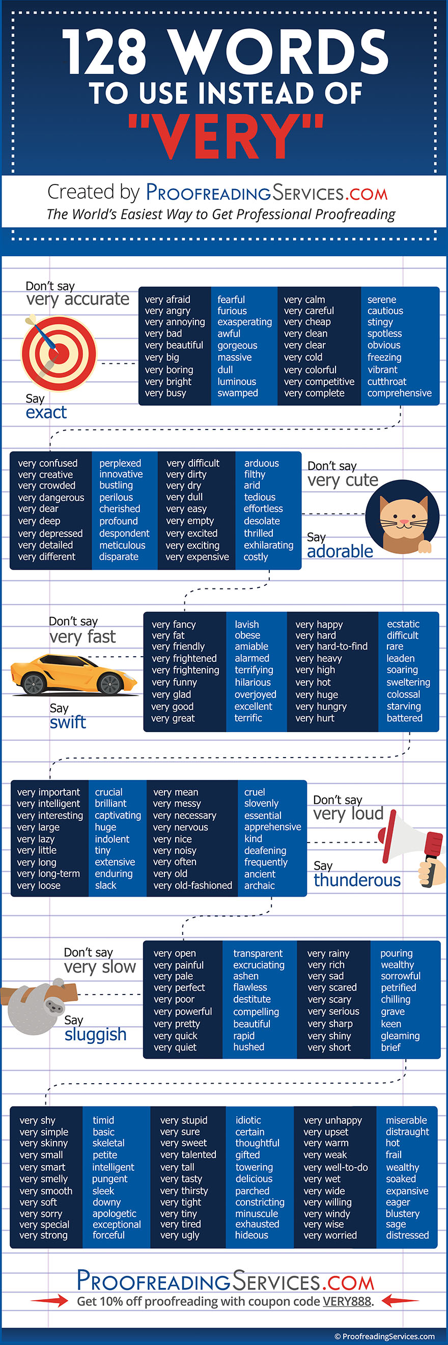 words to use instead of very