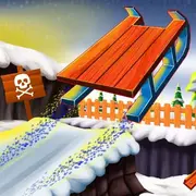 Snow Rider 3d Santa logo